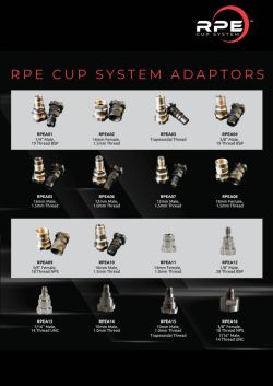 RPE Adaptor Iwata Supernova WS400/ LS400 Stainless Steel